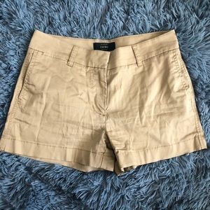 J. Crew 3” Khaki Chino Shorts